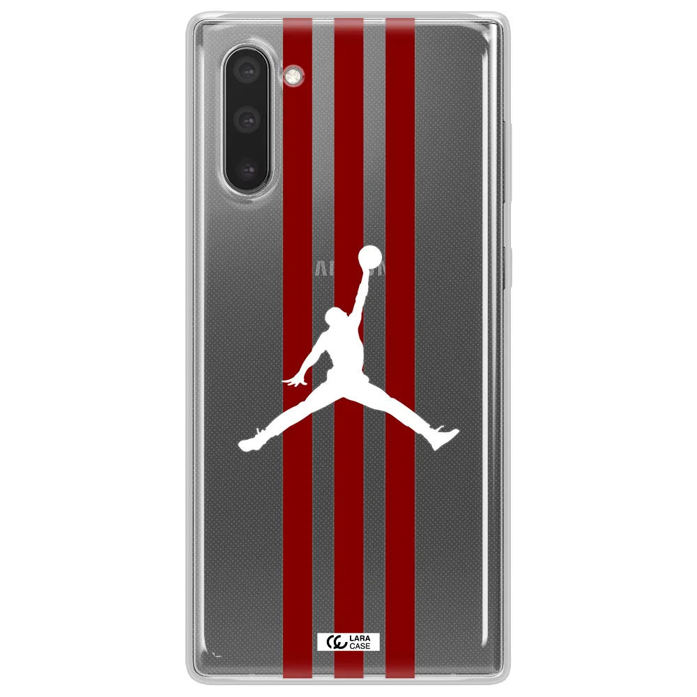 Jordan Icon Samsung Note 10 Clear TPU Case