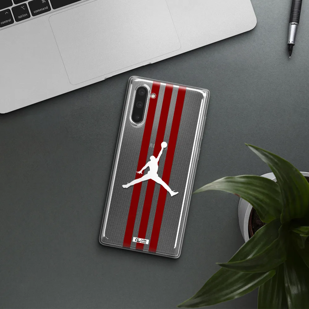 Jordan Icon Samsung Note 10 Clear TPU Case