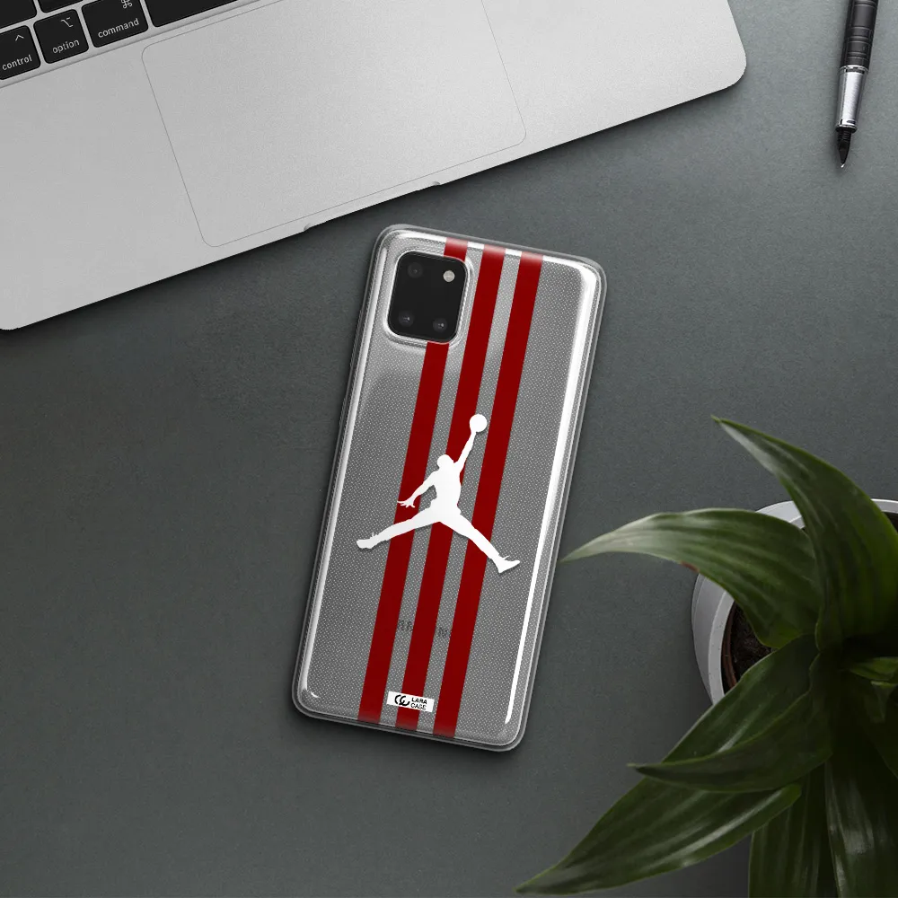 Jordan Icon Samsung Note 10 Lite Clear TPU Case