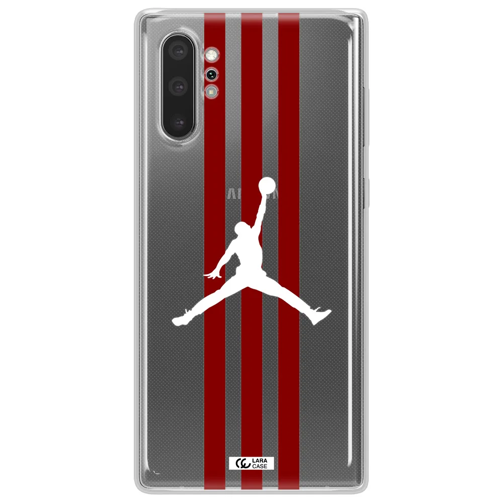Jordan Icon Samsung Note 10 Plus Clear TPU Case