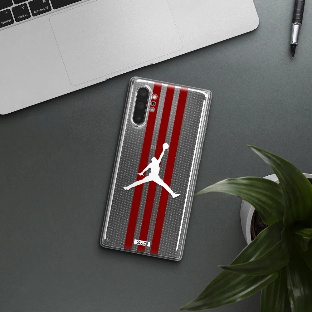 Jordan Icon Samsung Note 10 Plus Clear TPU Case