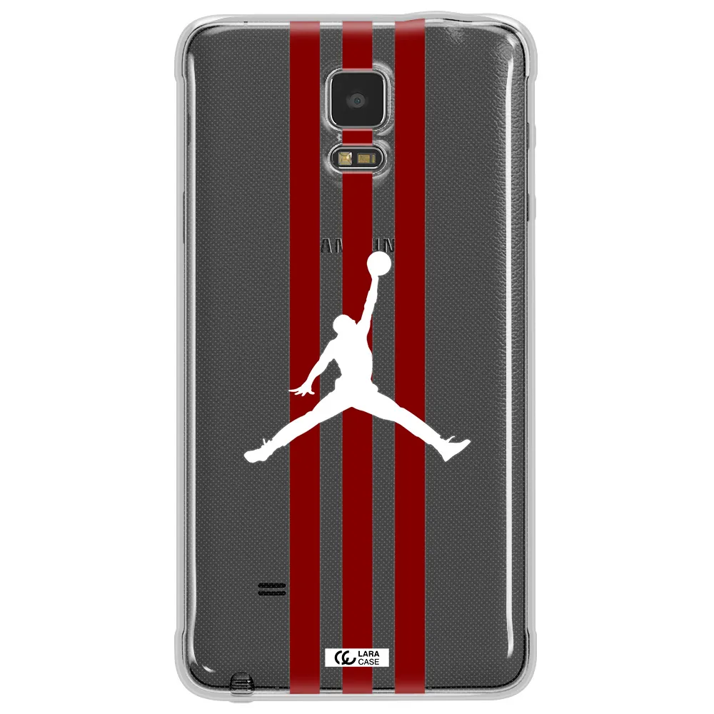 Jordan Icon Samsung Note 4 Clear TPU Case