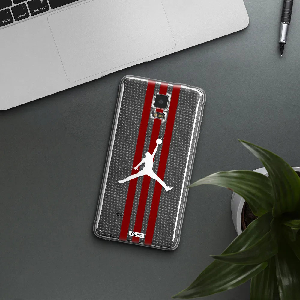 Jordan Icon Samsung Note 4 Clear TPU Case