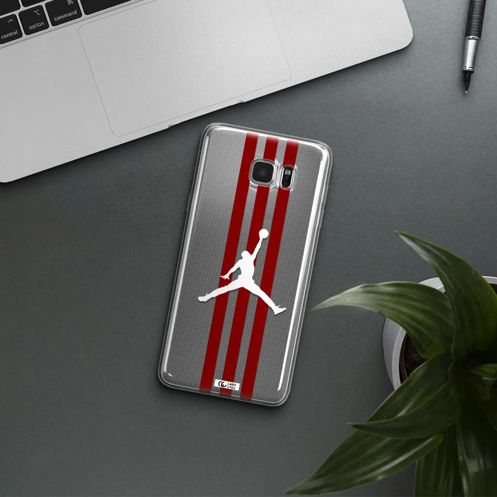 Jordan Icon Samsung Note 5 Clear TPU Case