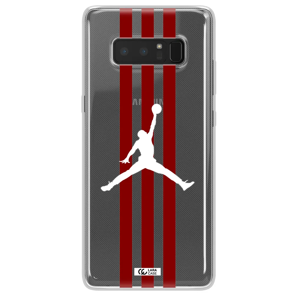 Jordan Icon Samsung Note 8 Clear TPU Case