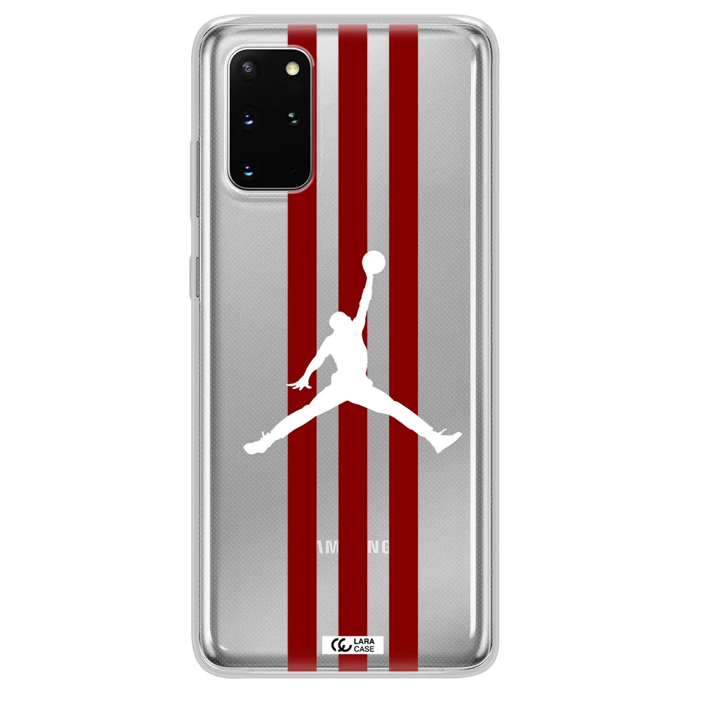 Jordan Icon Samsung S 20 Plus Clear TPU Case