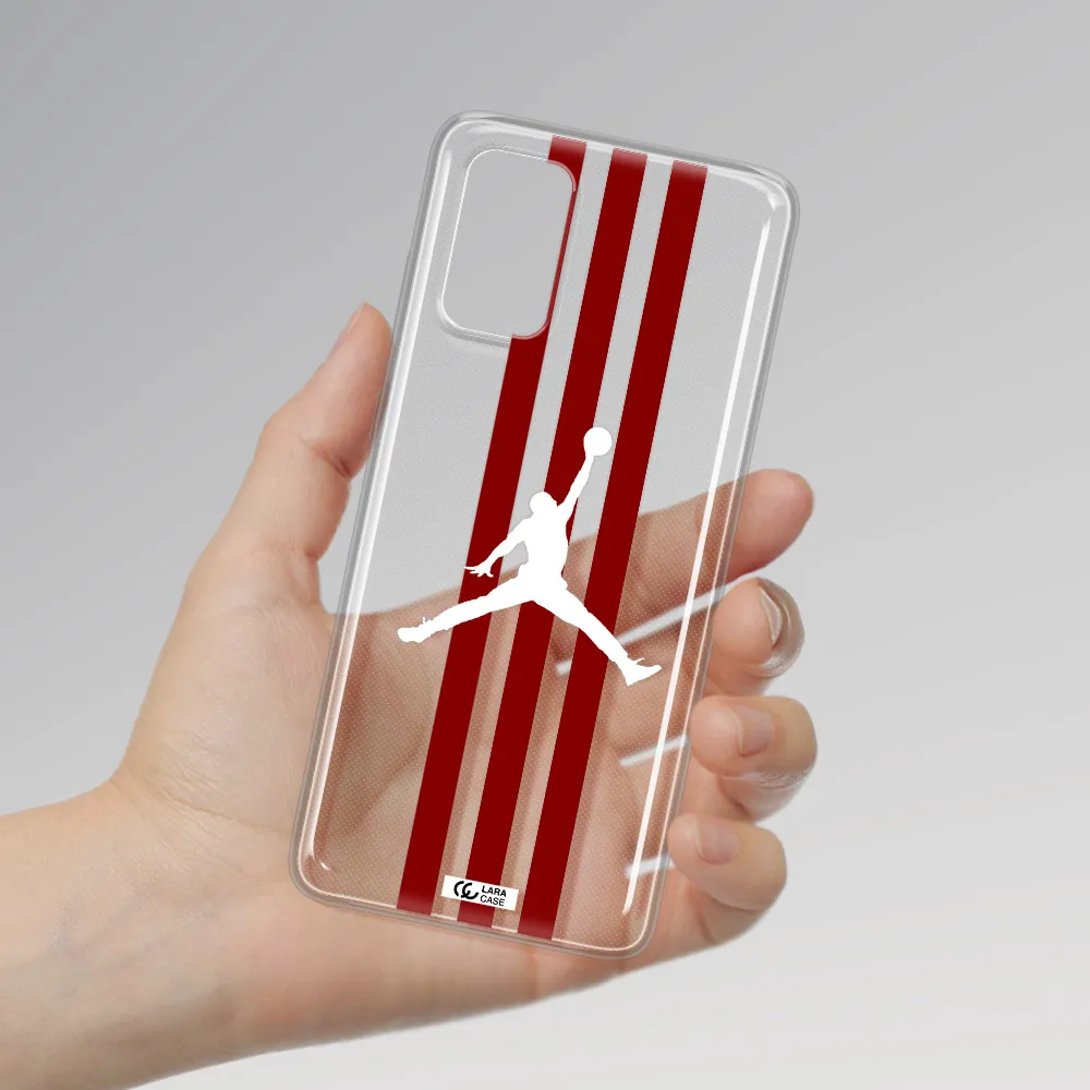 Jordan Icon Samsung S 20 Plus Clear TPU Case