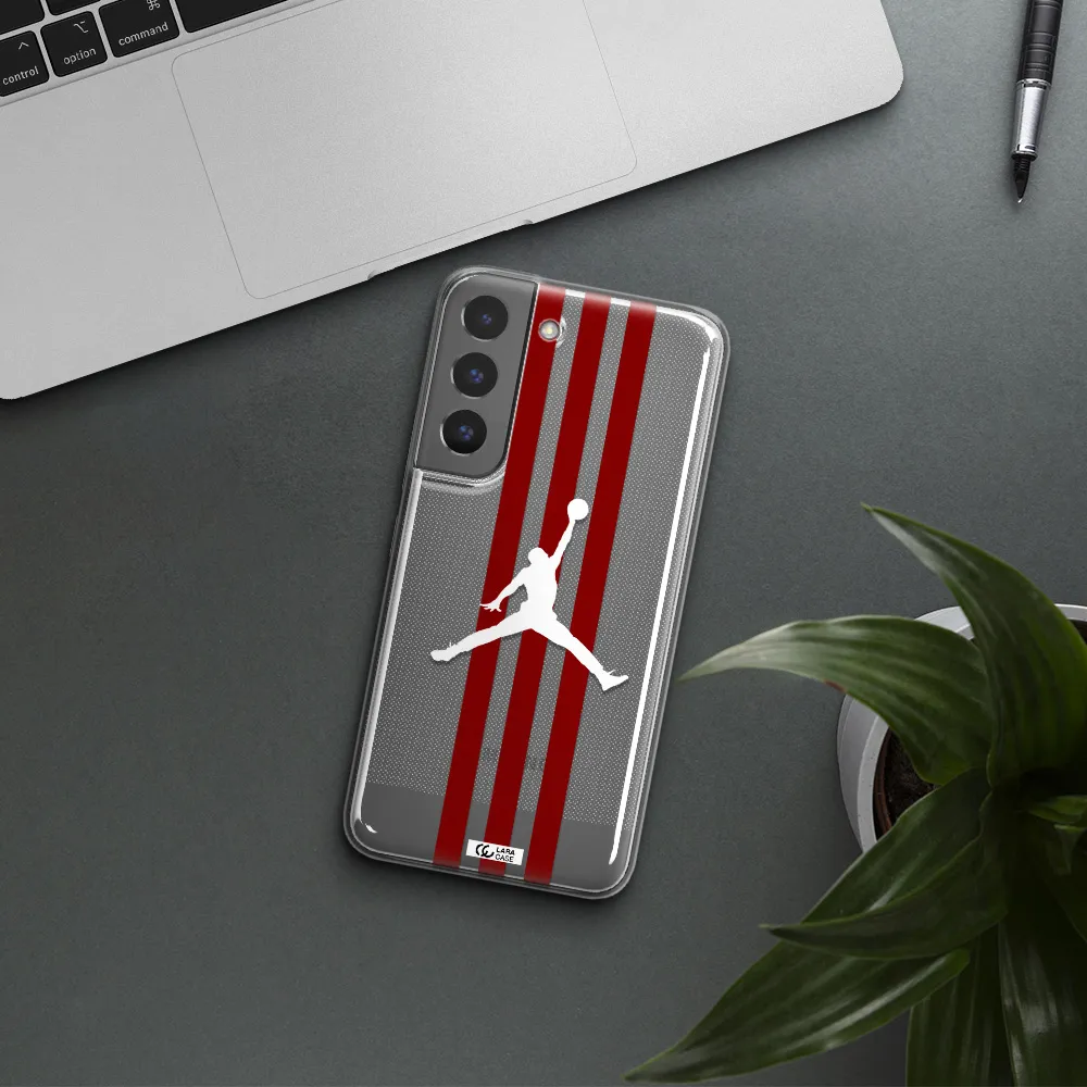 Jordan Icon Samsung S 22 Plus Clear TPU Case