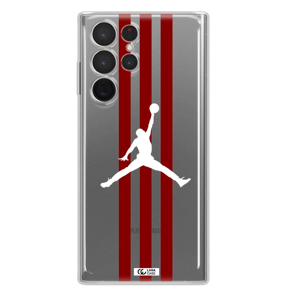 Jordan Icon Samsung S 22 Ultra Clear TPU Case