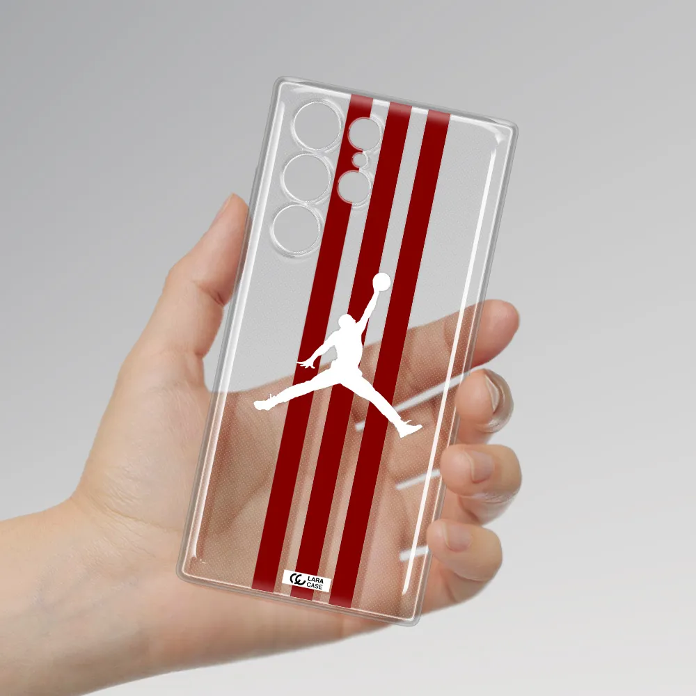 Jordan Icon Samsung S 22 Ultra Clear TPU Case