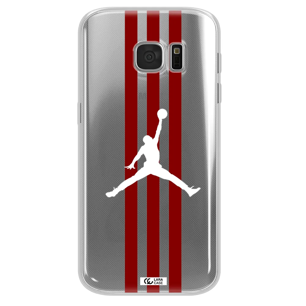 Jordan Icon Samsung S 7 Clear TPU Case