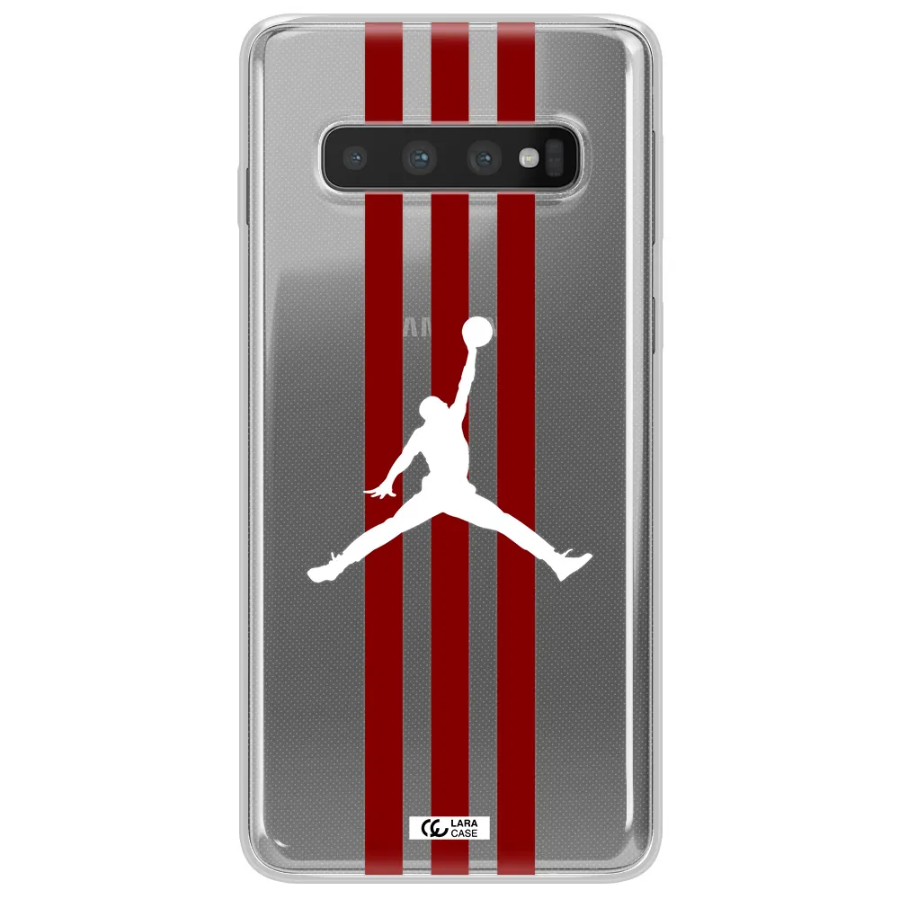 Jordan Icon Samsung S10 Plus Clear TPU Case
