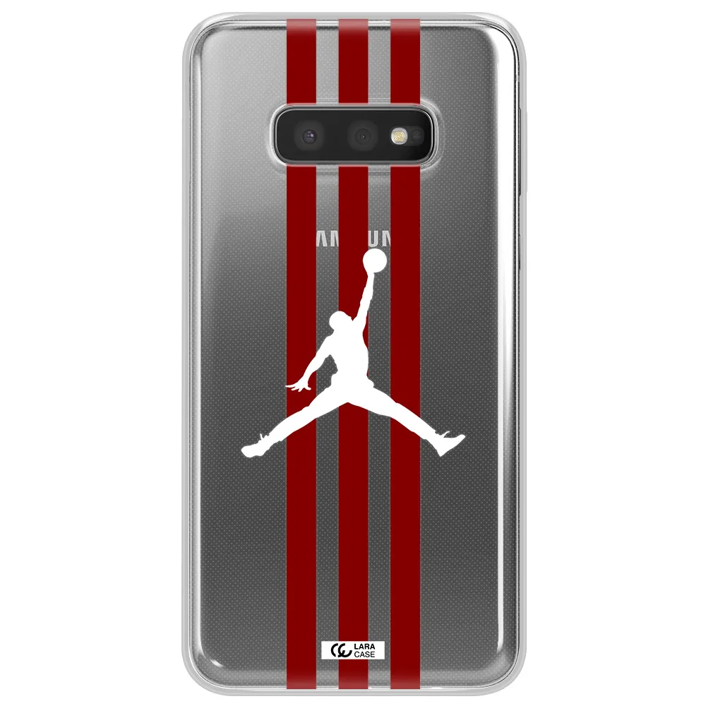 Jordan Icon Samsung S10e Clear TPU Case