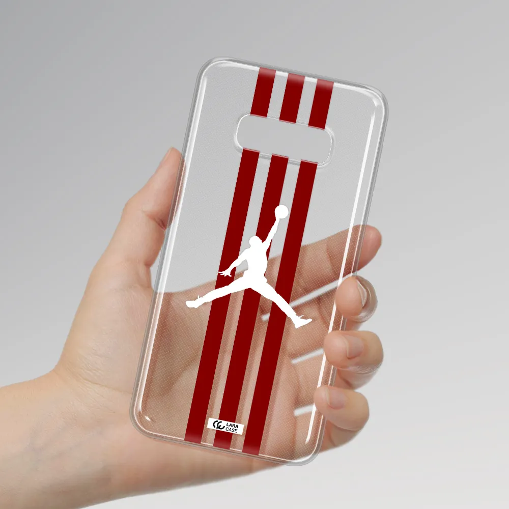 Jordan Icon Samsung S10e Clear TPU Case