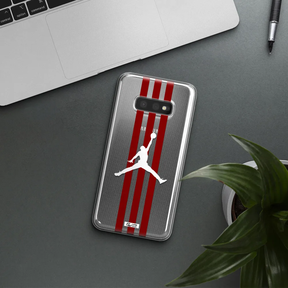 Jordan Icon Samsung S10e Clear TPU Case