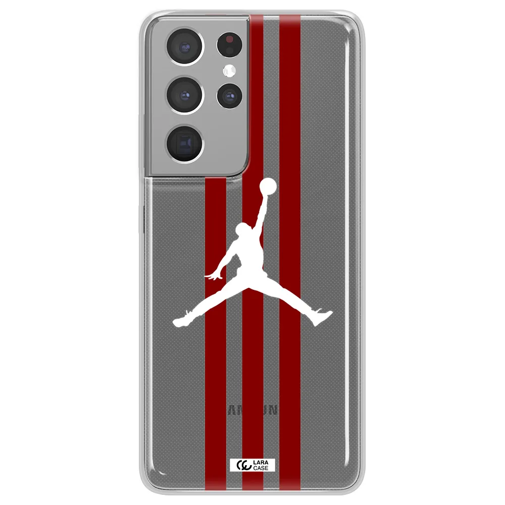 Jordan Icon Samsung S21 Ultra Clear TPU Case