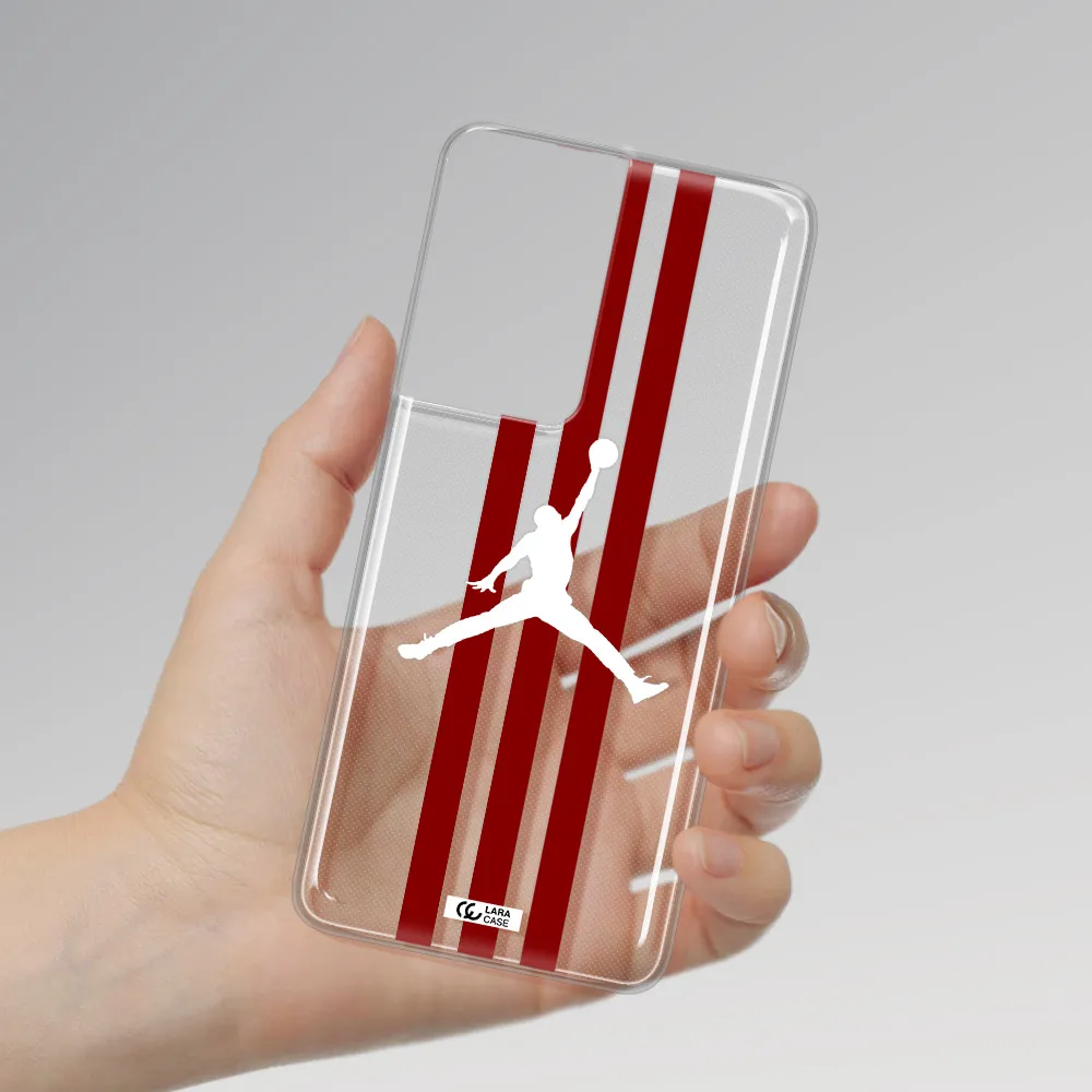 Jordan Icon Samsung S21 Ultra Clear TPU Case