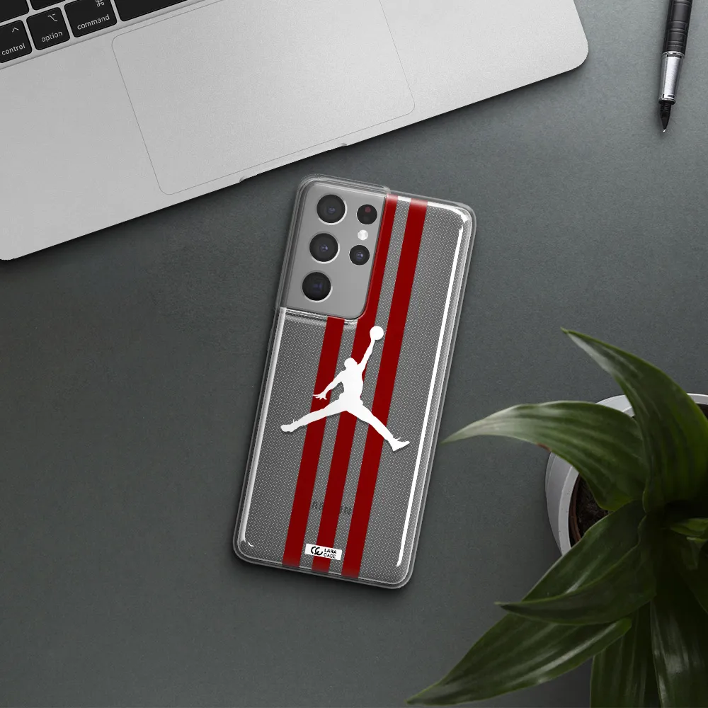 Jordan Icon Samsung S21 Ultra Clear TPU Case