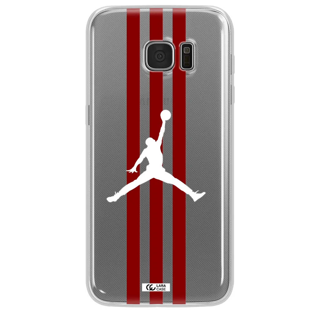 Jordan Icon Samsung S7 Edge Clear TPU Case
