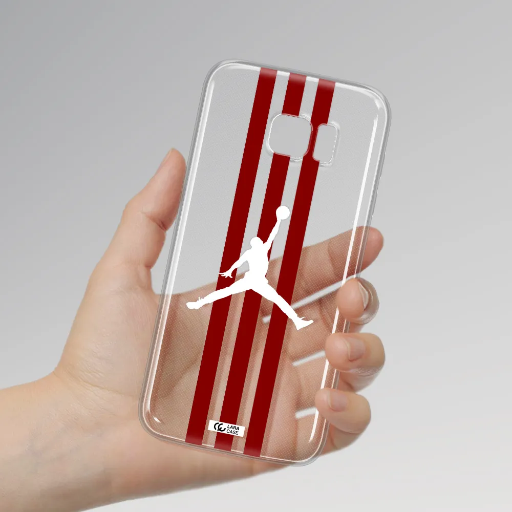 Jordan Icon Samsung S7 Edge Clear TPU Case