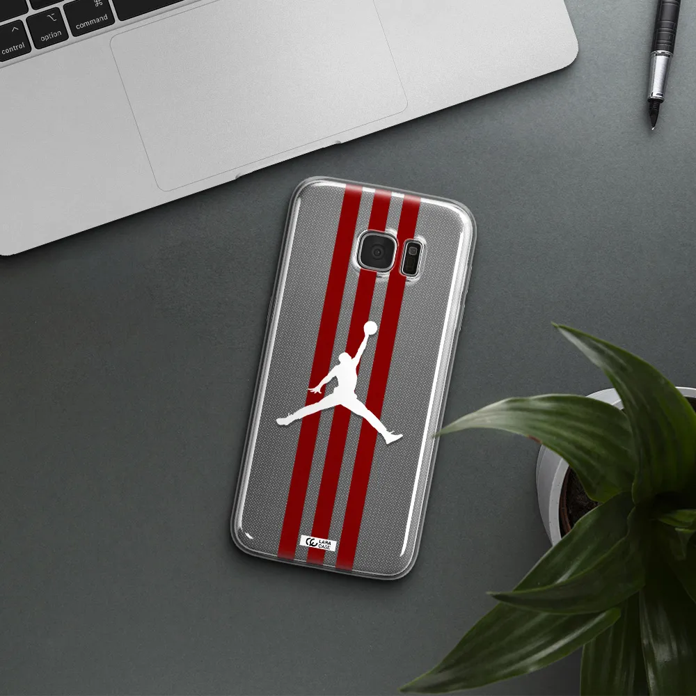 Jordan Icon Samsung S7 Edge Clear TPU Case