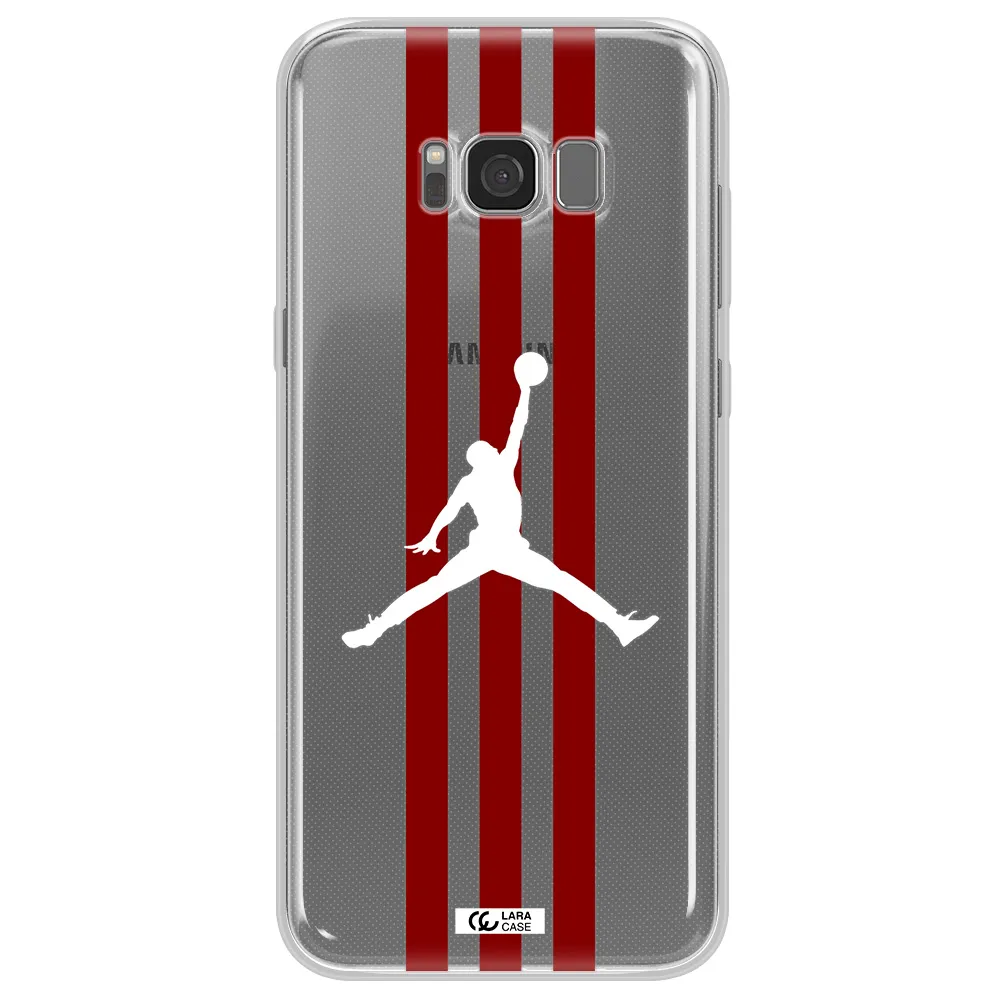 Jordan Icon Samsung S8 Clear TPU Case