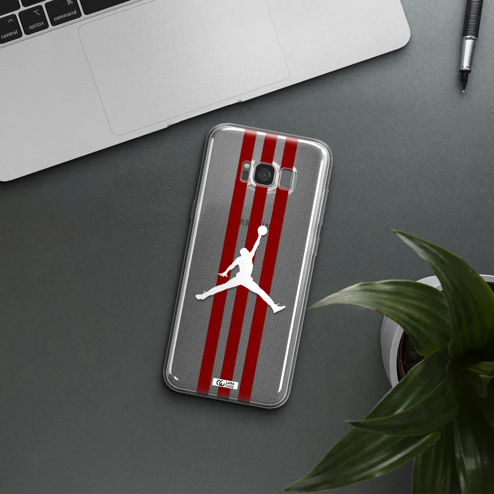 Jordan Icon Samsung S8 Clear TPU Case