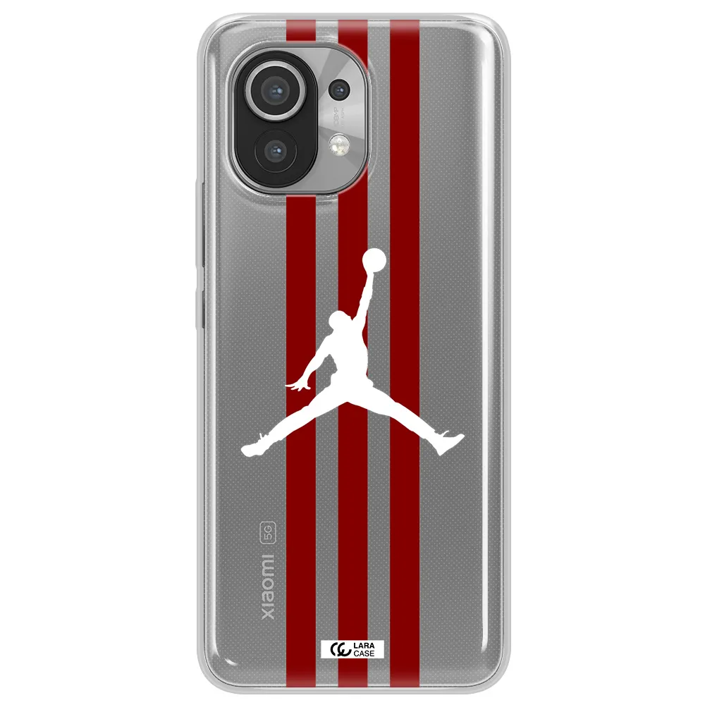 Jordan Icon Xiaomi Mi 11 Clear TPU Case