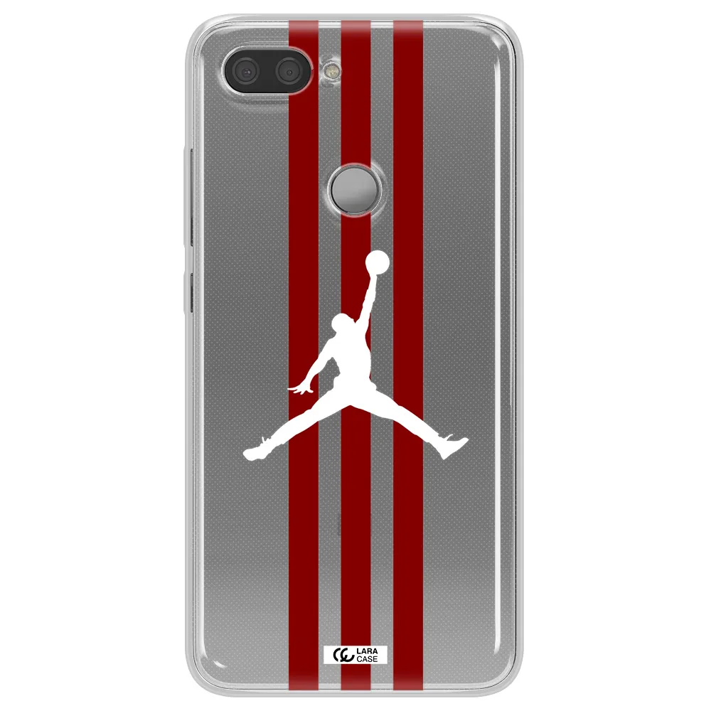 Jordan Icon Xiaomi Mi 8 Lite Clear TPU Case