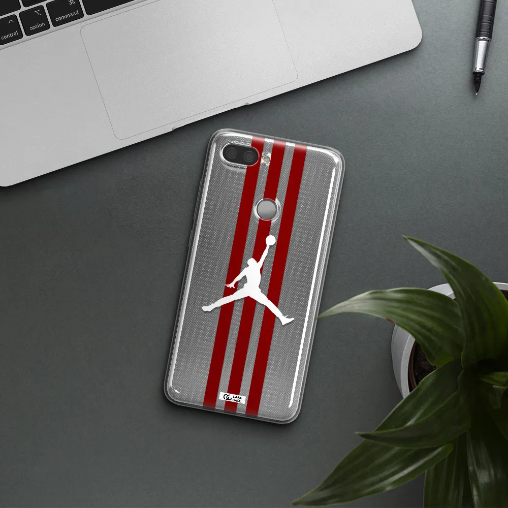 Jordan Icon Xiaomi Mi 8 Lite Clear TPU Case