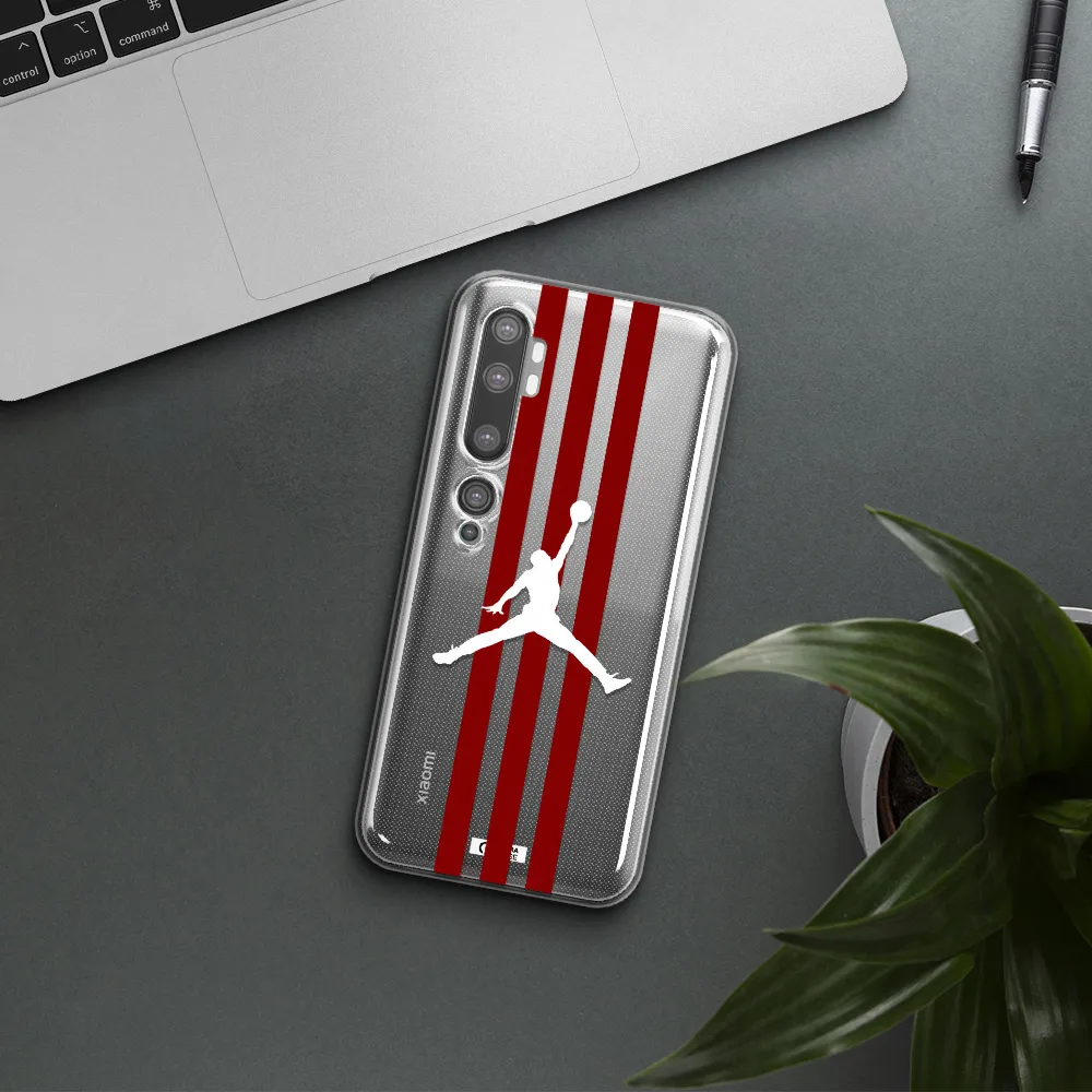 Jordan Icon Xiaomi Mi Note 10 Clear TPU Case