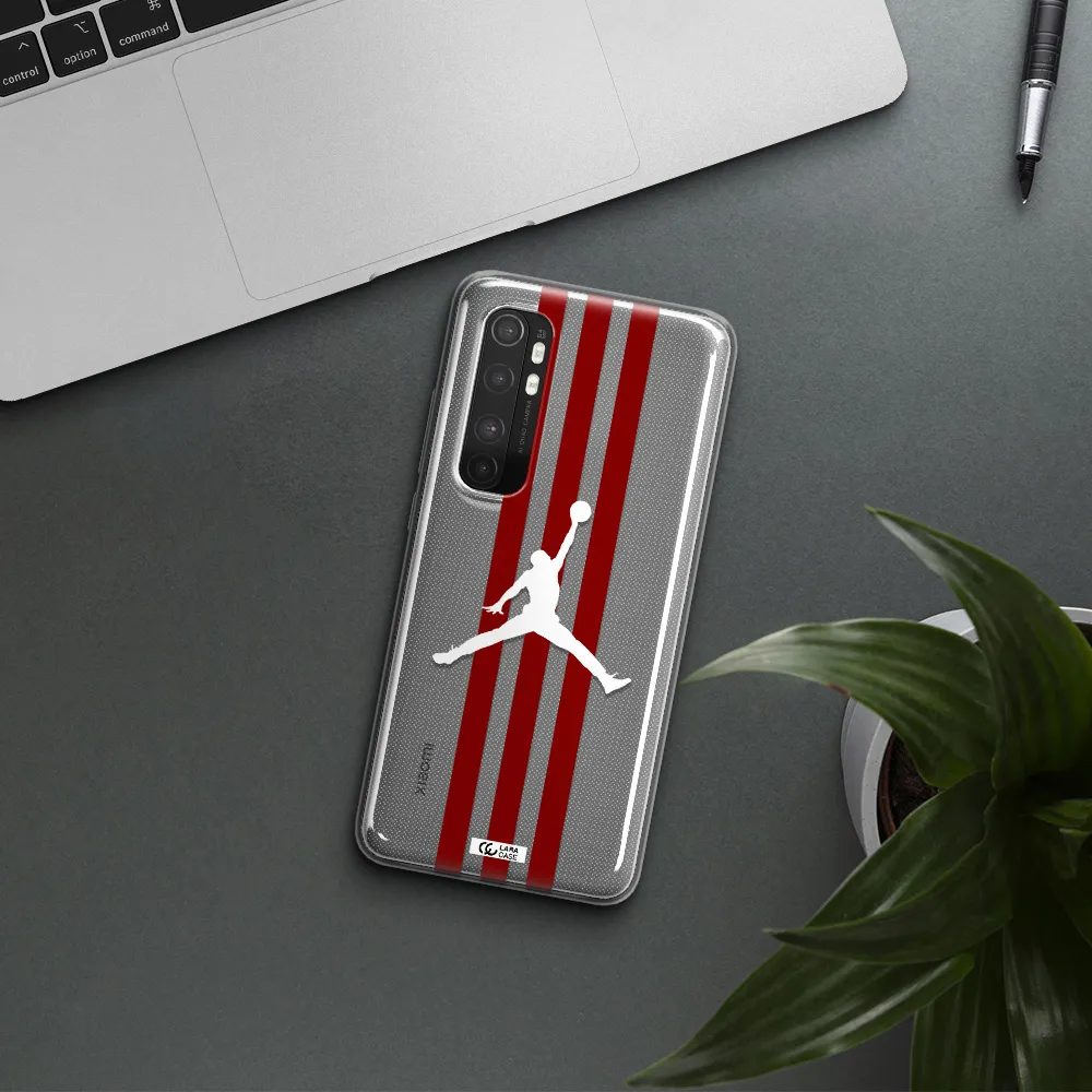 Jordan Icon Xiaomi Mi Note 10 Lite Clear TPU Case