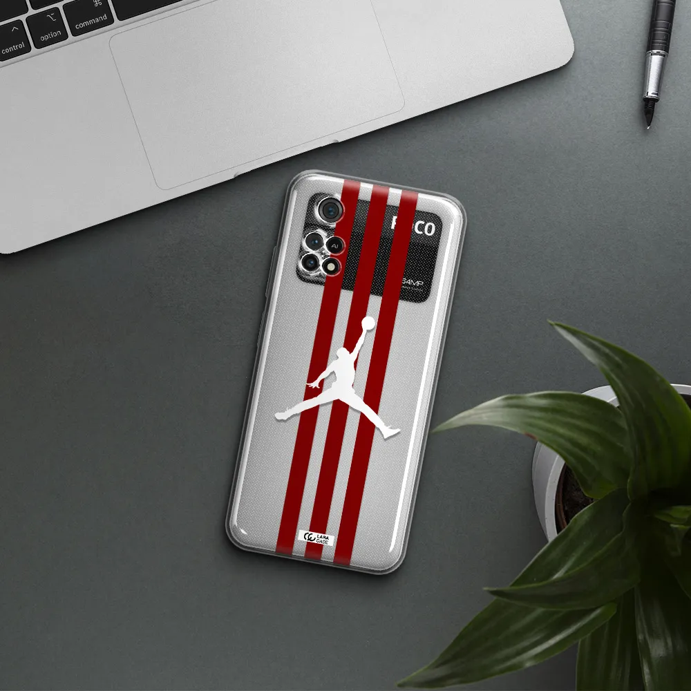Jordan Icon Xiaomi Poco M4 Pro 4G Clear Tpu Case