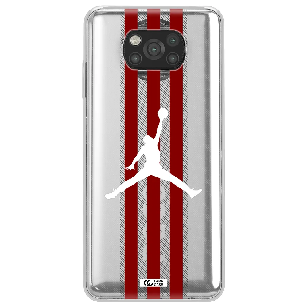 Jordan Icon Xiaomi Poco X3 Clear TPU Case