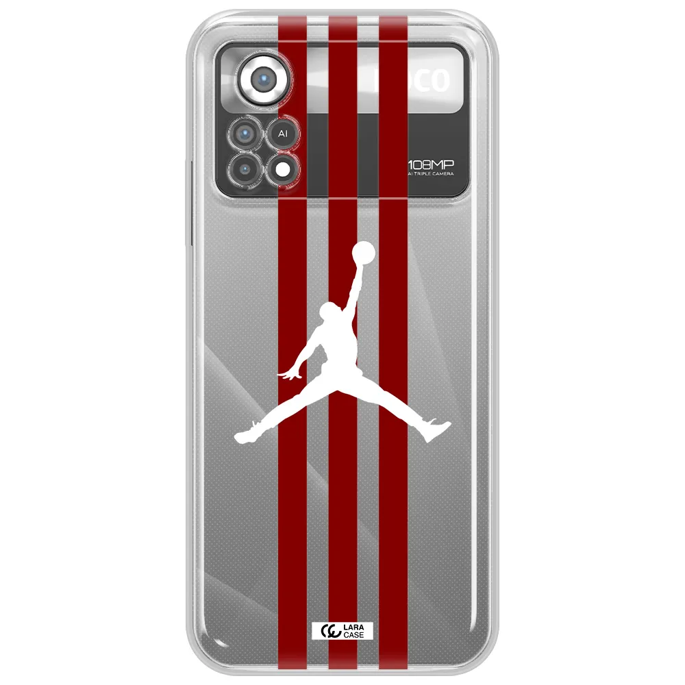 Jordan Icon Xiaomi Poco X4 Pro Clear TPU Case
