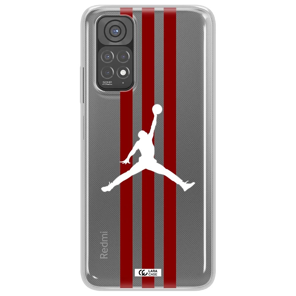 Jordan Icon Xiaomi Redmi Note 11 Clear TPU Case