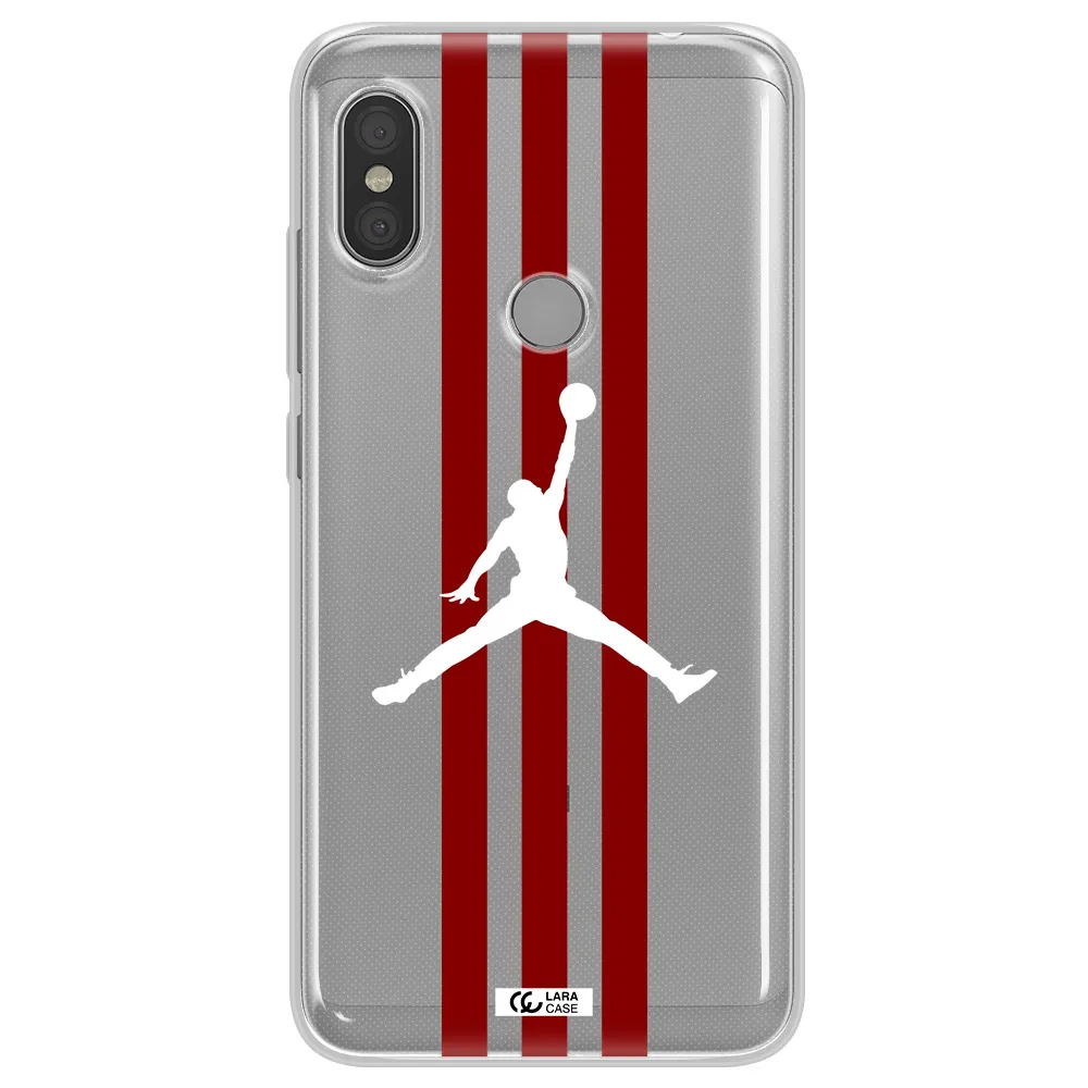 Jordan Icon Xiaomi Redmi Note 6 Pro Clear TPU Case