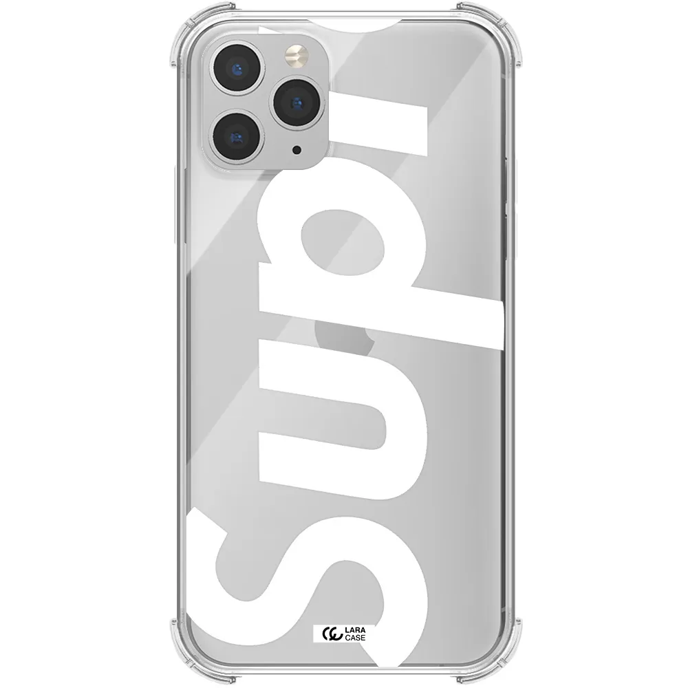 Big Supreme Apple iPhone 11 pro Clear PC Case