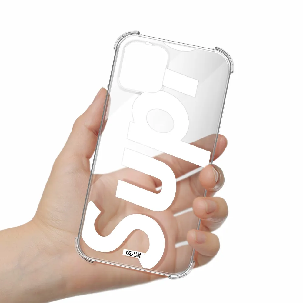 Big Supreme Apple iPhone 11 pro max Clear PC Case