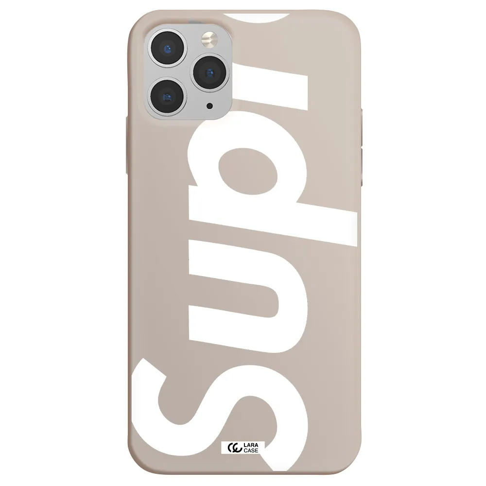 Big Supreme Apple iPhone 11 pro Silicone Stone Case
