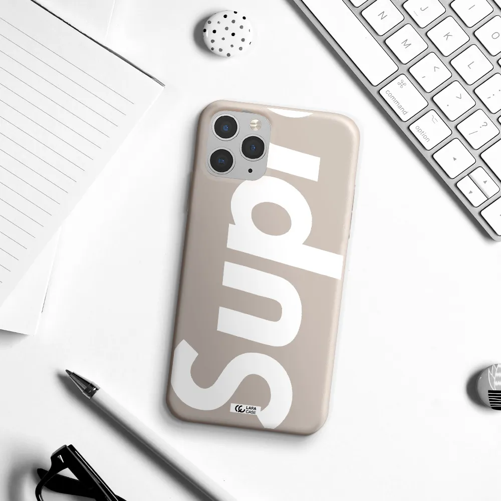 Big Supreme Apple iPhone 11 pro Silicone Stone Case