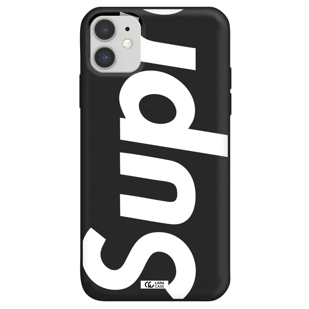 Big Supreme Apple iPhone 11 Silicone black Case