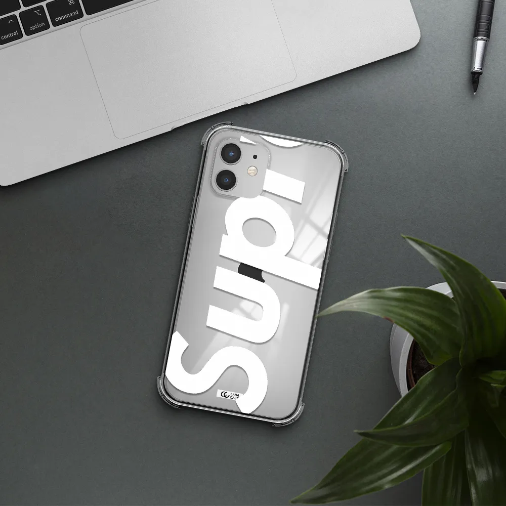 Big Supreme Apple iPhone 12 mini Clear PC Case