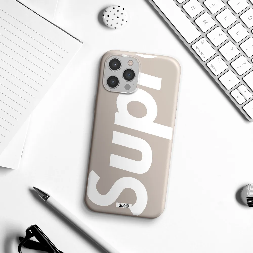 Big Supreme Apple iPhone 12 pro Silicone Stone Case