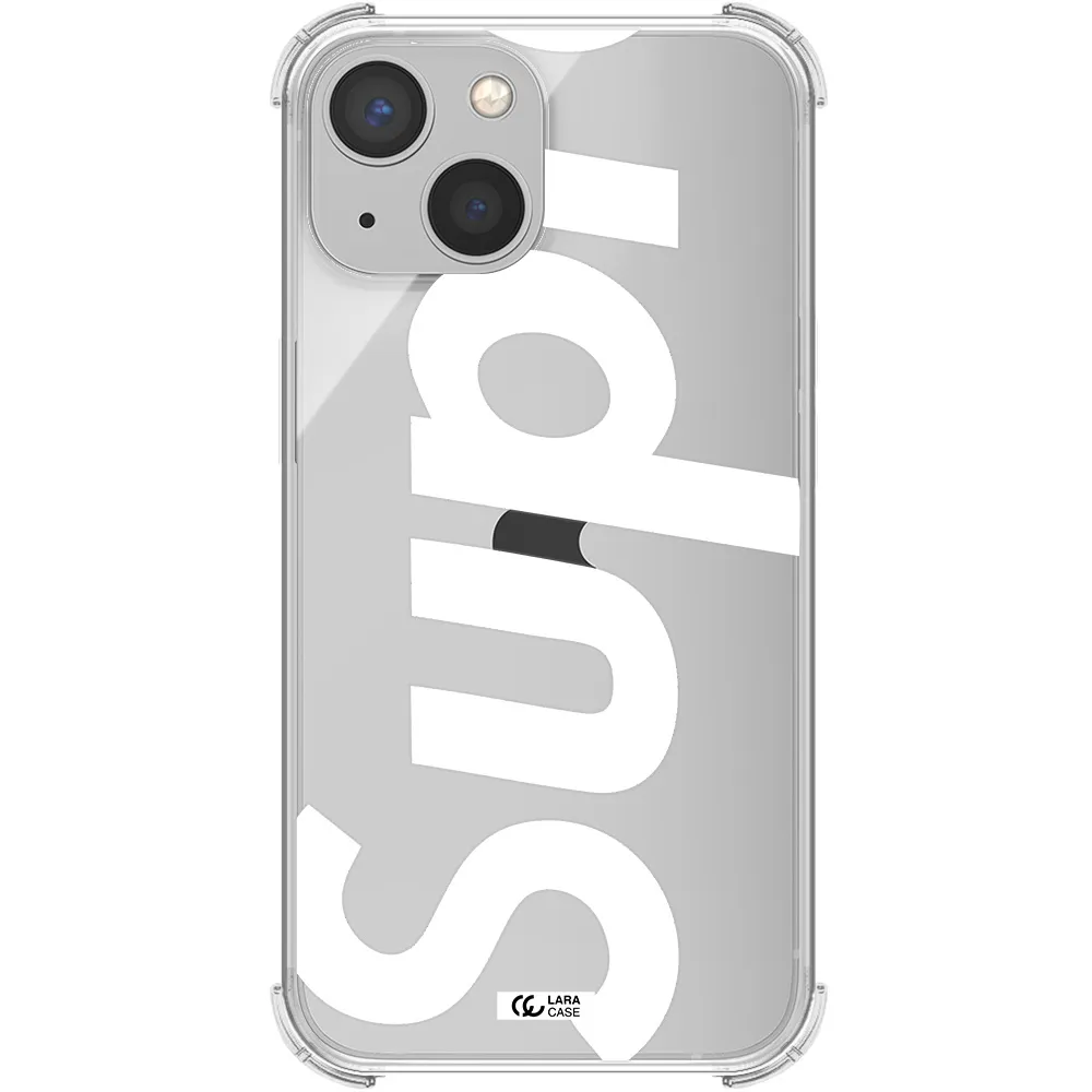 Big Supreme Apple iPhone 13 Clear PC Case