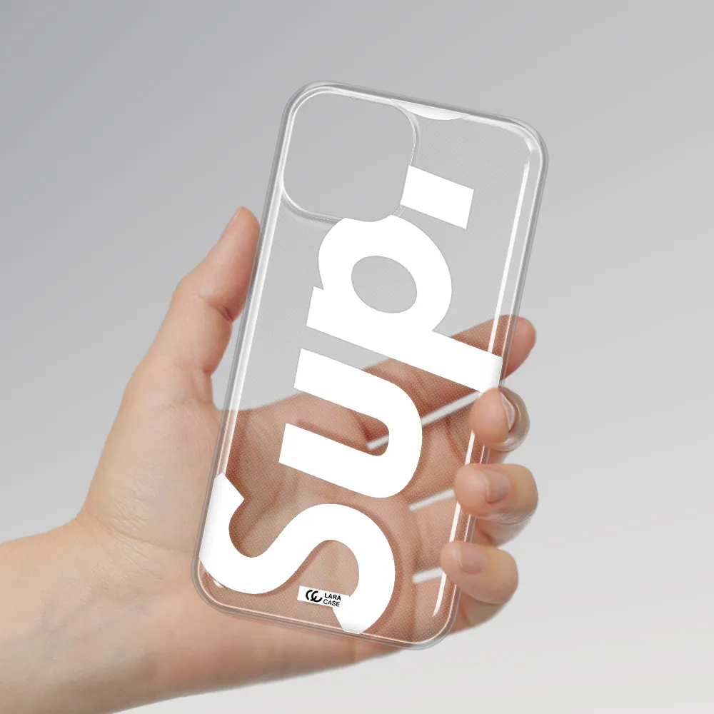 Big Supreme Apple iPhone 13 Clear TPU Case