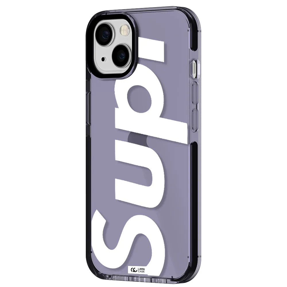Big Supreme Apple iPhone 13 impact Lilac Case