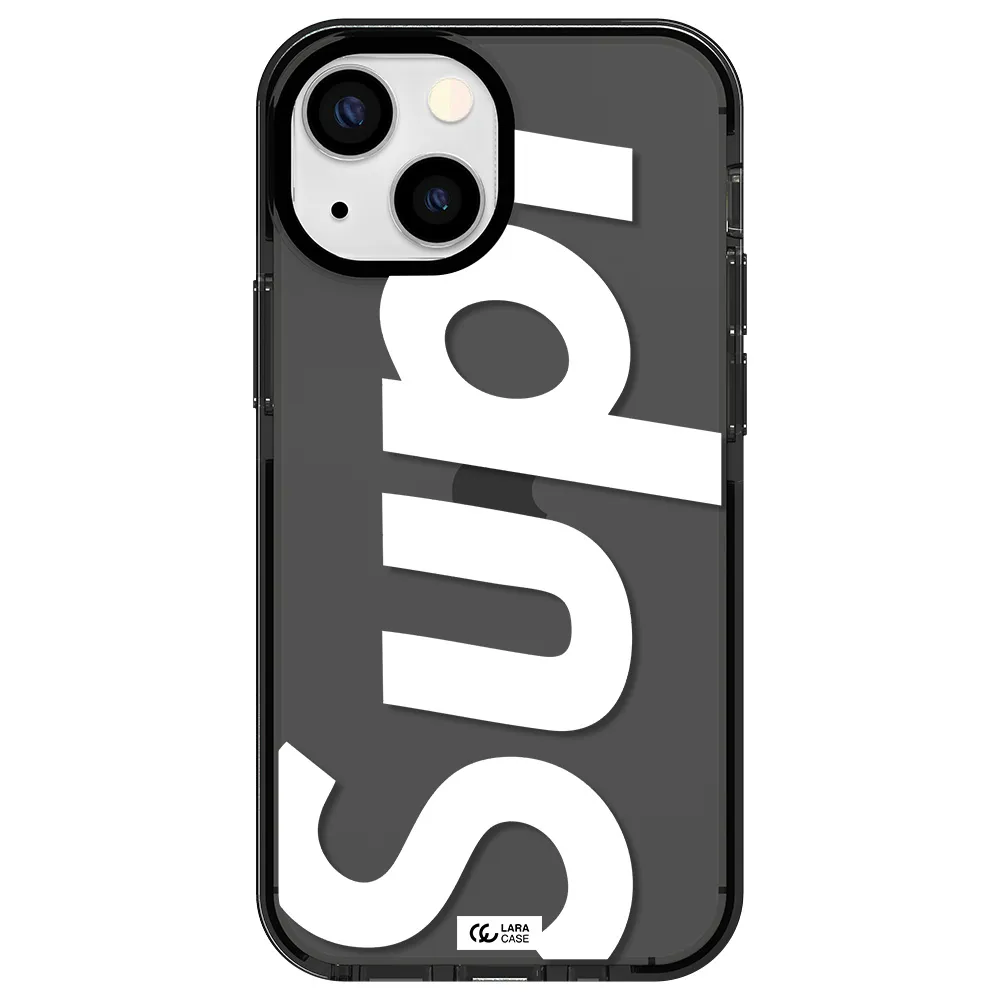 Big Supreme Apple iPhone 13 mini impact Smoke Black Case