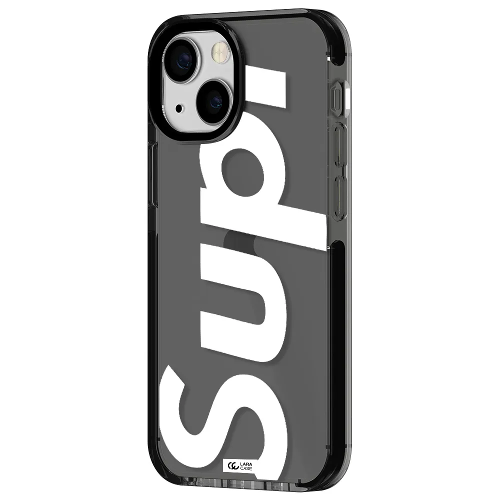 Big Supreme Apple iPhone 13 mini impact Smoke Black Case
