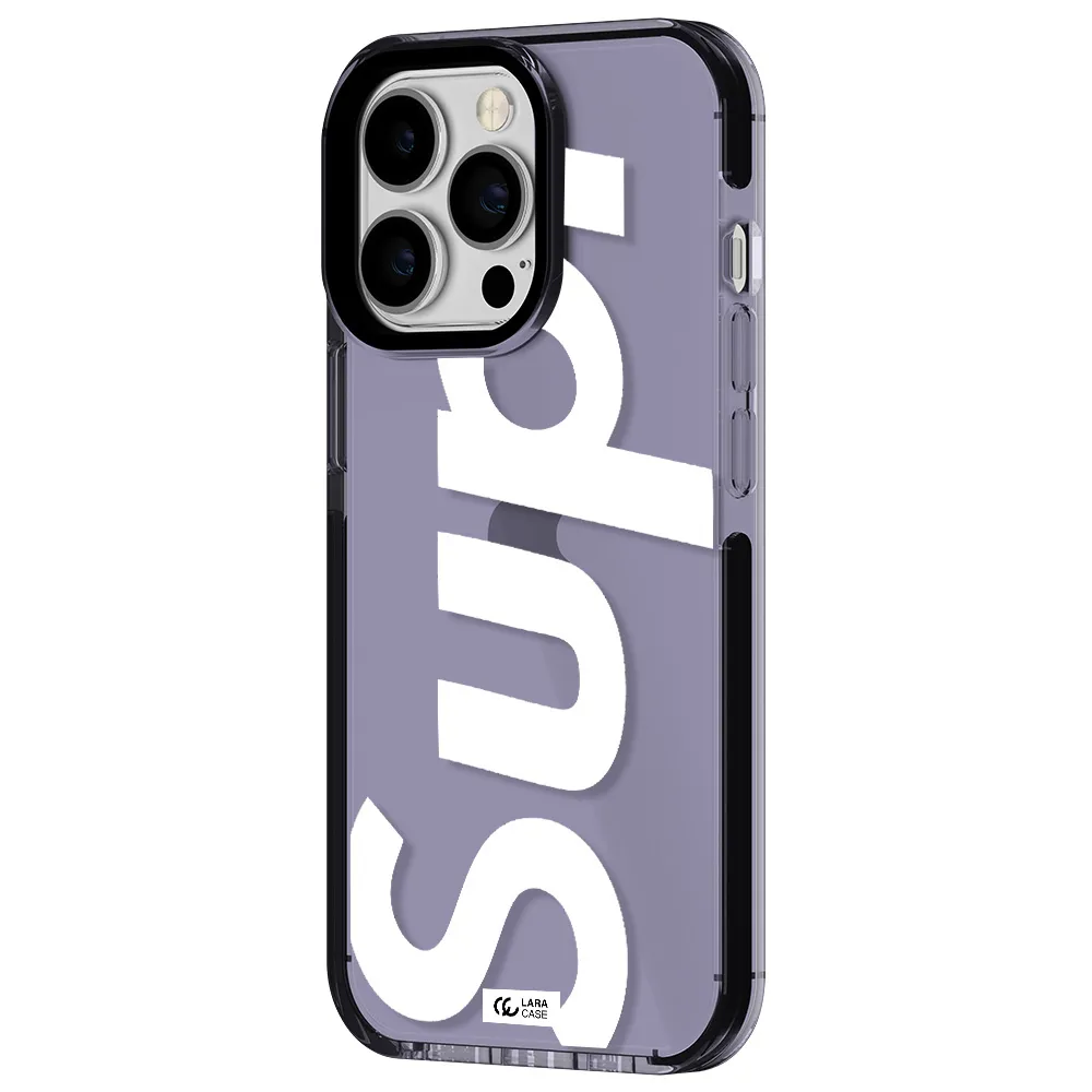 Big Supreme Apple iPhone 13 Pro impact Lilac Case